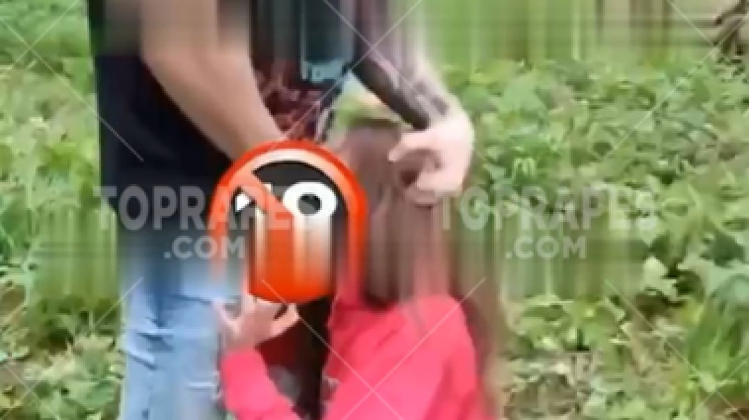 Rape of a female drug dealer in the woods ⭐️ Punishment with two dicks to a dumb young lady